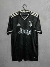 Juventus Jersey Away football Shirt Black Adidas Maglia Mens Size S
