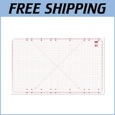 Premium White Cutting Mat, 120"x36", with Yardage Grid for Crafting Ease