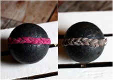 Newborn Baby Girl Pink Magenta Brown Rhinestone Headband Photography Photo Prop