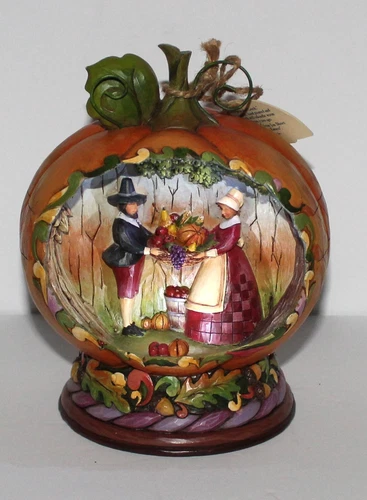 Jim Shore Heartwood Creek "Blessings of the Harvest" 2009 Thanksgiving Decor