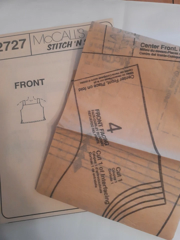 Shorts Tank Top Girls 2 3 4 5 6 McCalls 2727 Stitch N Save Sewing Pattern Summer - Image 3 of 4