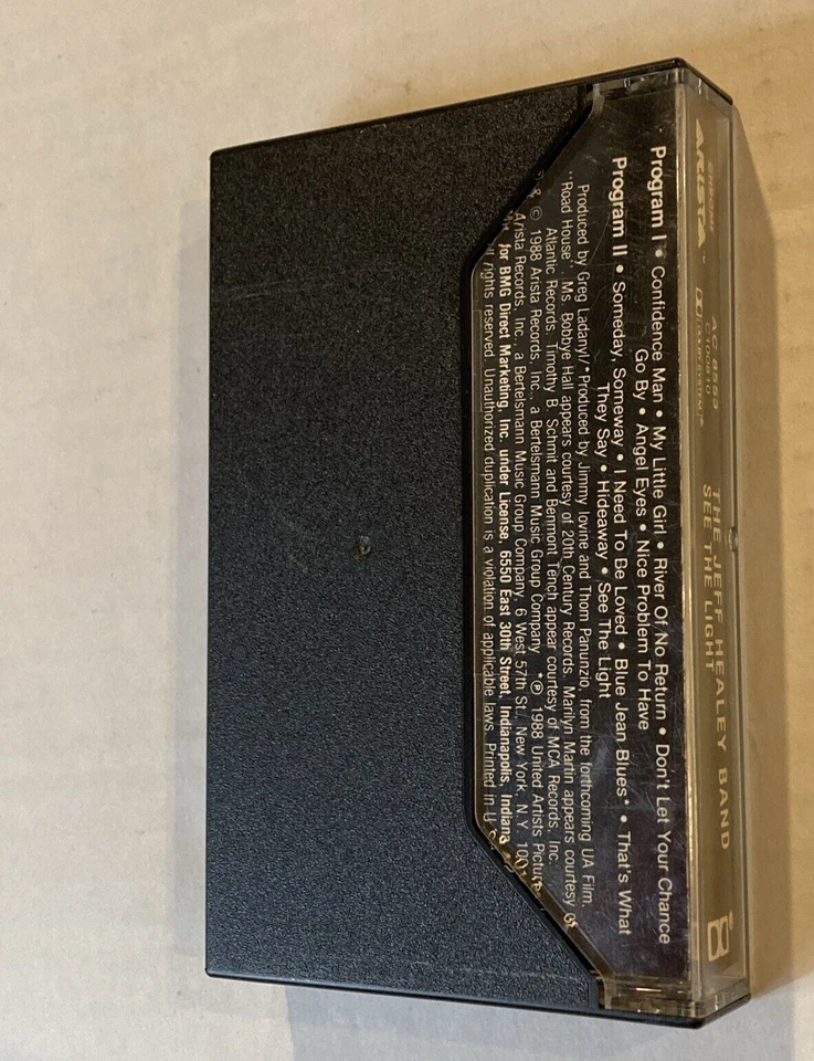 The Jeff Healey Band See The Light Cassette Tape - Image 3 of 3