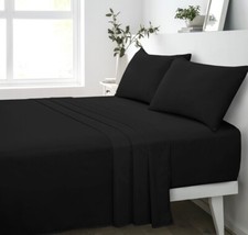 Luxury 100% Egyptian Cotton 200 Thread Count Flat Sheet Single Double King SK