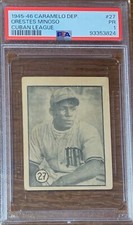 1945-46 Caramelo Dep Cuban League #27 Orestes Minnie Minoso Rookie PSA 1