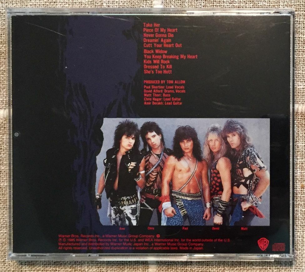 Rough Cutt - S/T (Japan CD w/OBI) WPCR-14256 Paul Shortino Rough Cutt - S/T (Japan CD w/OBI) WPCR-14256 Paul Shortino