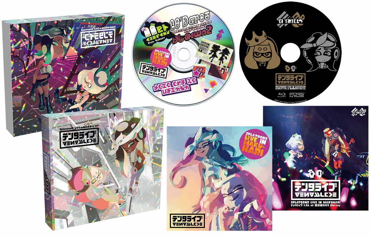 New SPLATOON2 LIVE IN MAKUHARI Tenta Live First Limited Edition CD