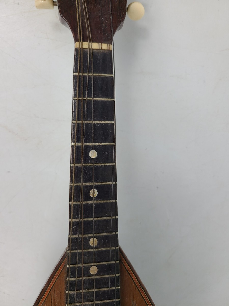 Vintage Antique Wooden Rex Professional Mandolin Instrument