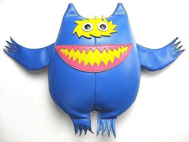 NAUGAHYDE 〜nauga monster〜　sizeＳ Original Vintage Naugahyde Nauga Monster (1967) Blue Good