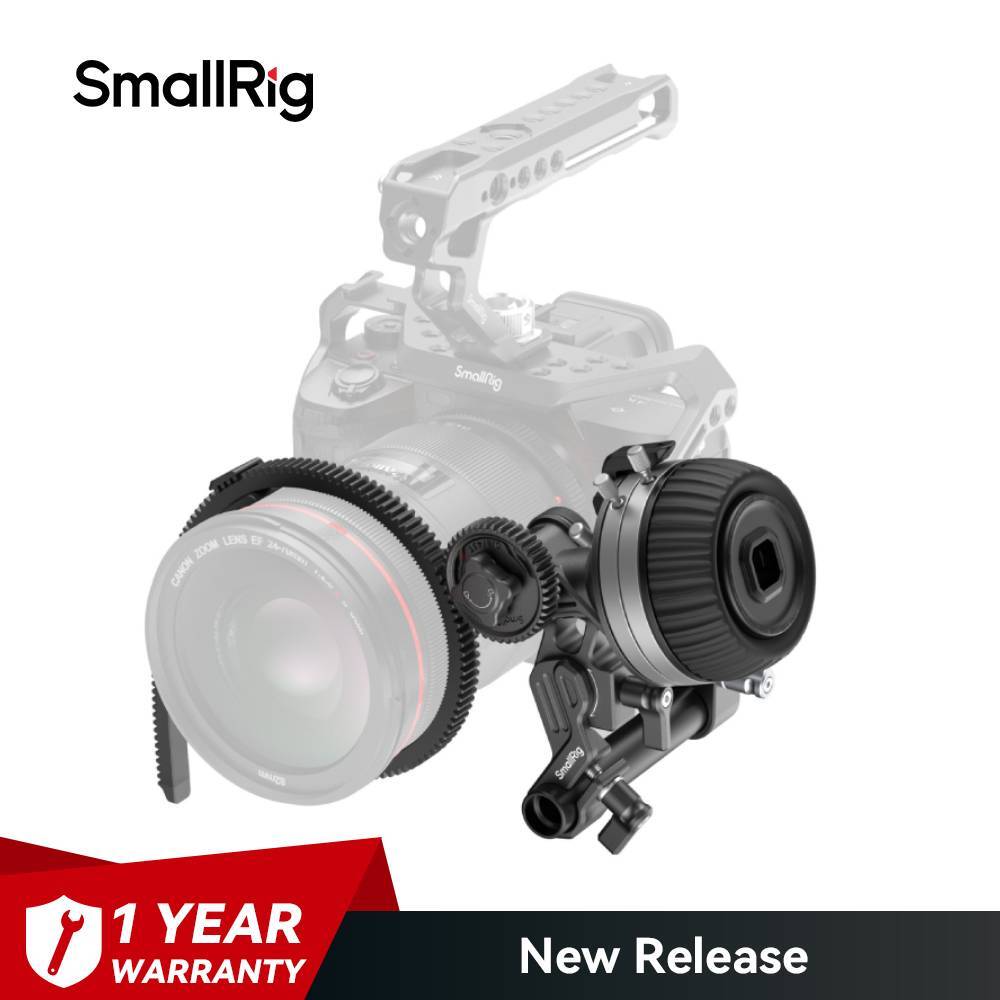 SmallRig F50 Follow Focus System + A/B Stops, 15mm Rod & Clamp for