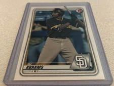 2020 Bowman Baseball Prospects CJ Abrams San Diego Padres base card #62