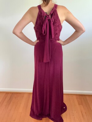 Nightway burgundy, full length evening gown. Size 10. Brand New, no tags. Nightway burgundy, full length evening gown. Size 10. Brand New, no tags.