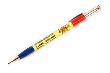 1926 Redipoint Mechanical Pencil Wood Barrel Pioneer Realty Colton CA Pencil