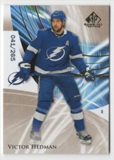 2020-21 SP Game Used - Victor Hedman Golden Burst /265 - Tampa Bay Lightning