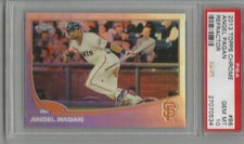 2013 Topps Chrome Angel Pagan Refractor PSA 10