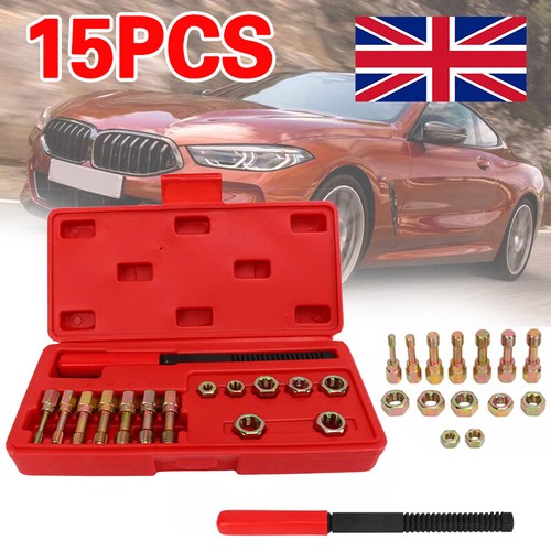 15pc Metric Thread Restorer Tool Set Metric Rethread Repair Tool Thread Chaser A - Picture 3 of 19