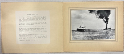#ad Vintage Anna C Minch Freighter Maritime Photo Print 1975 Great Lakes $34.99