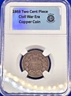 1868-P Two Cent Piece — photo from another recent sale