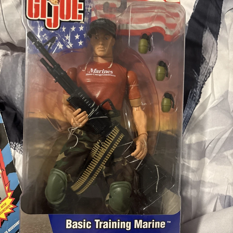 G.I. Figura de acción Joe Basic Training Marine nueva sellada Hasbro 2001 Foto 2 de 2