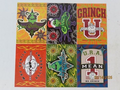 2000 Dynamic Forces How the Grinch Stole Christmas Extreme chase card set EG1-6