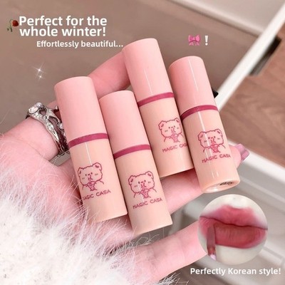 Lip Mud Set Velvet Gloss 4 Farben für eleganten Look zur strahlenden Lippenverb