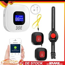 Notrufknopf f&uuml;r Senioren Senioren SOS Armband Hausnotruf mit Notrufarmband DE