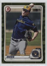 2020 Bowman Prospects Camo Zack Brown #BP-34 0c4