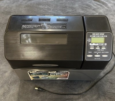 Zojirushi BB-CEC20 Bread Machine 2 lb 700W Black Silver Viewing Window Timer