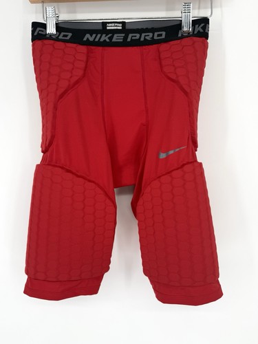 Men’s Nike Pro Combat Thigh Pads Girdle Football Protection Small Red