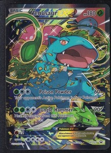 Venusaur EX XY123 Black Star Promo Full Art Holo