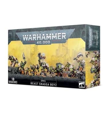 BEAST SNAGGA BOYS ORKS Jungen Zpakkopfie Orks 10 Warhammer 40000 Miniaturen
