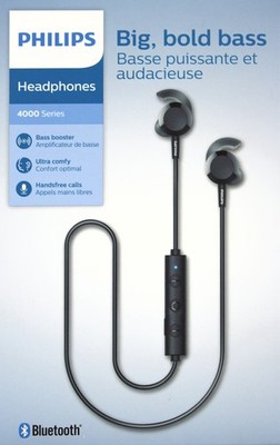 Philips kabellose Kopfhörer In-Ear Bluetooth Schwarz TAE4205BK/00 