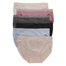 Hanes Womens Comfort Flex Fit Seamless Bikini Panty Pack of 6