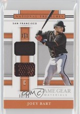 2020 Panini National Treasures Game Gear Dual Materials 90/99 Joey Bart s5q
