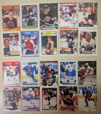20 Card Lot of Different STEVE DUCHESNE NHL Kings Must for Collector! FREE S&H!!