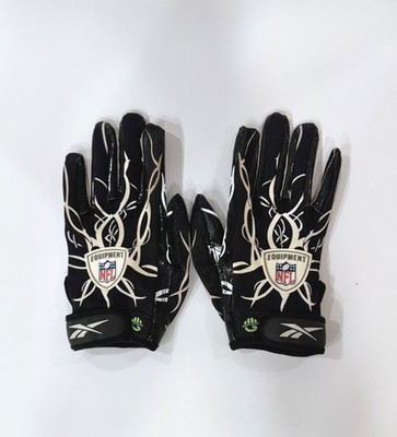 Small Pair official Reebok NFL Equipment Pro Mayhem Gr football receiver gloves