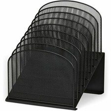 Safco Onyx Wire Mesh Desktop Organizer 3258BL