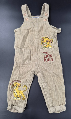 Disney PRIMARK  - Latzhose Einteiler Gr. 86 (12/18 M) König der Löwen Jungen
