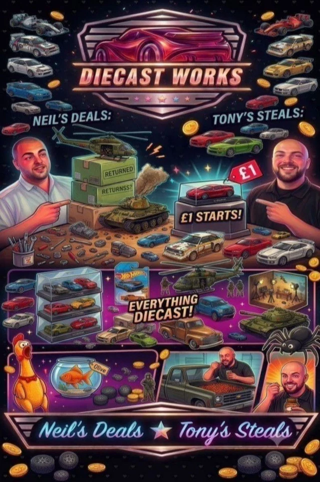 Diecast Cars Trucks Boats Tanks and More Neils Deals & Tony Steals From £1