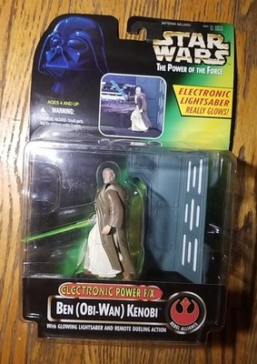 Star Wars The Power Of The Force Electronic Power F/X Ben (Obi-Wan) Kenobi NOS