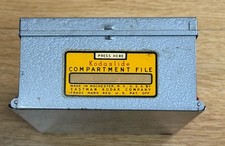 VINTAGE KODASLIDE COMPARTMENT FILE KODAK ROCHESTER NY METAL PLASTIC KP35911 EX