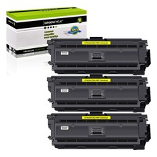3PK CF362A Yellow Toner fit for HP 508A Color Laserjet M552dn M553n M553x M553dh