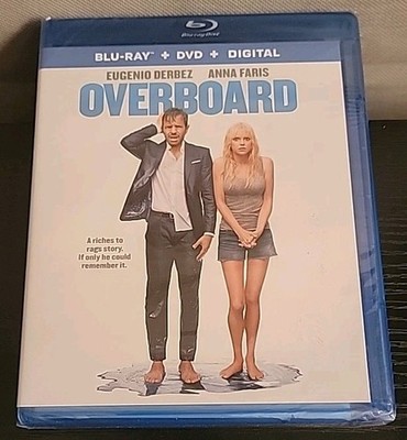 NEW Overboard (Blu-ray, DVD, 2018) Anna Faris, Eugenio Derbez, SEALED