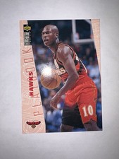 1996-97 UPPER DECK COLLECTOR'S CHOICE BASKETBALL CARD MOOKIE BLAYLOCK #367 HAWKS