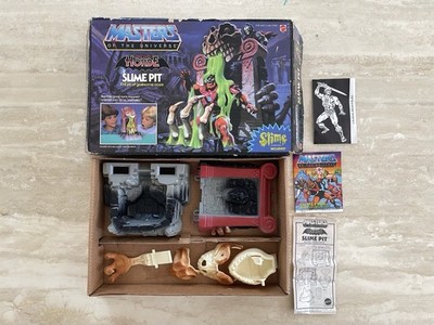MOTU Evil Horde Slime Pit Playset 1985 Mattel Box Instructions Comic Insert XTRA