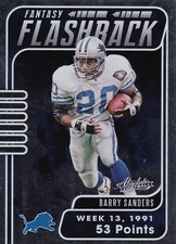 Barry Sanders 2020 Panini Absolute Fantasy Flashback #FF-BS