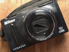 Exc Nikon Coolpix S8100 Compact Digital Camera 10x 21.1MP English Japan Black