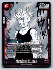 Trunks : Future SB02-012 SR Manga Booster 02 Dragon Ball Super Holo Near Mint