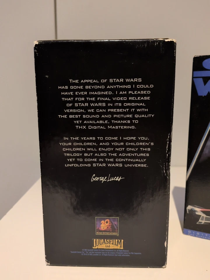 Star Wars Trilogy VHS, RAR! USA Return of the Jedi, The Empire, A new Hope - Bild 3 von 4