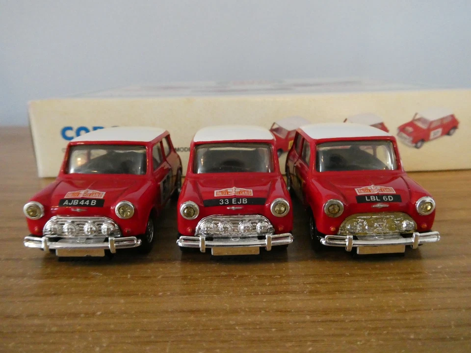 CORGI CLASSICS MINI COOPER MONTE CARLO RALLY WINNERS CAR MODEL SET 97712 1:43 - Image 3 of 4