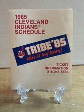1985 Cleveland Indians Pocket Schedule ,Tecnicom